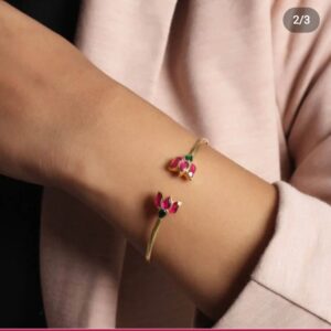 lotus cuff bracelet